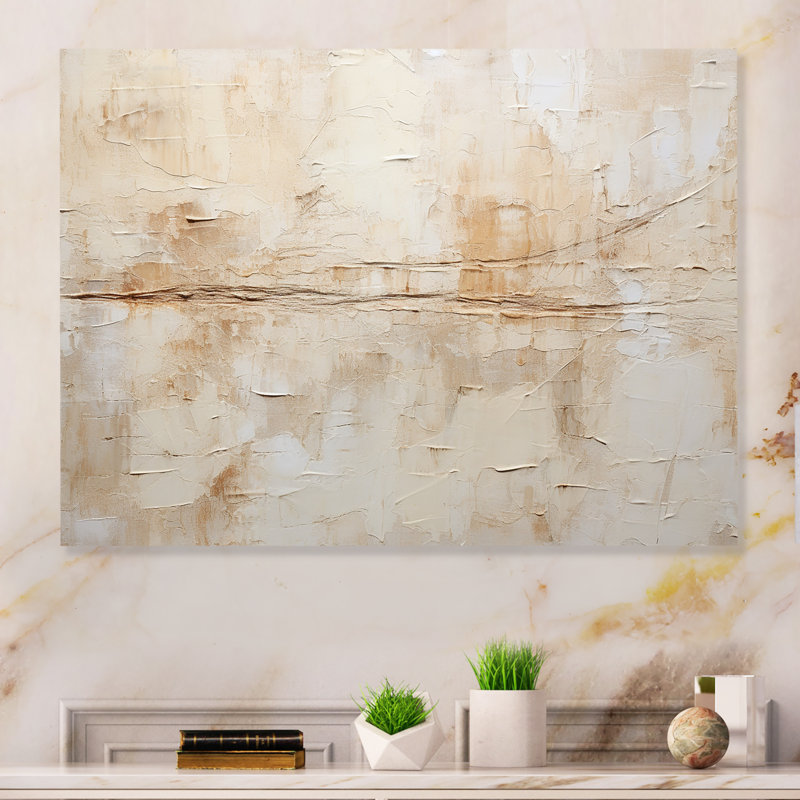 - Impression d'art mural abstrait en métal, H 30 po x l 40 po x P 1,5 po