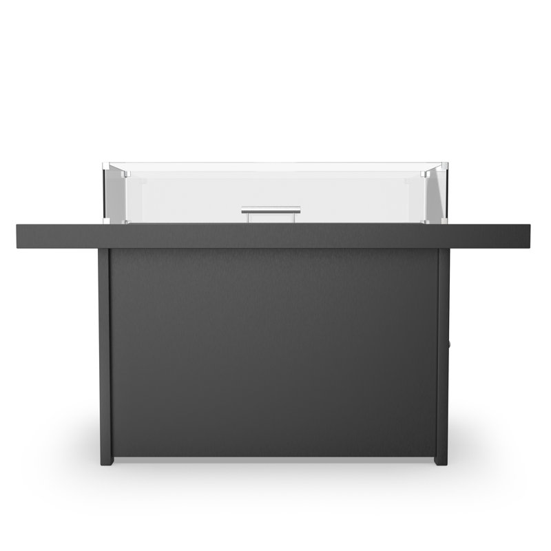 Aluminum Propane Gas Fire Pit Table, Seashell