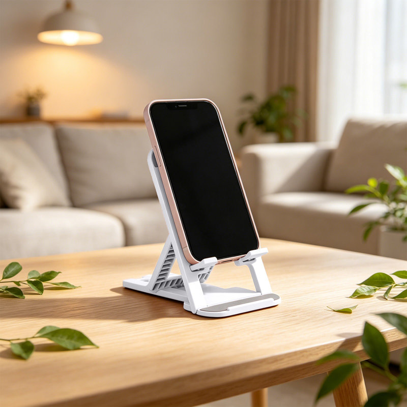 Support de levage réglable pour support de téléphone, White