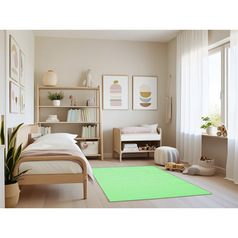 Washable Indoor Rug, Rectangle 4' x 6'