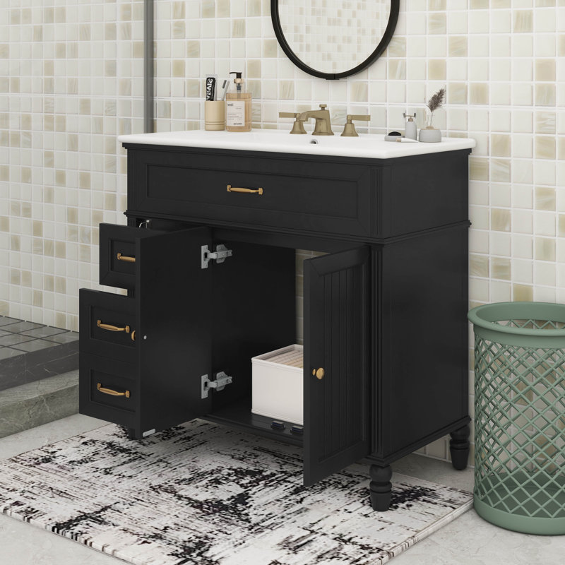 Meuble-lavabo 36 po avec lavabo et tiroirs 36 po