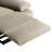 Ameiah Upholstered Oatmeal Corduroy Manual Push Back Recliner Chair with Wingback-1701807837
