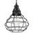 1-Light Matte Black Mini Kitchen Island Pendant