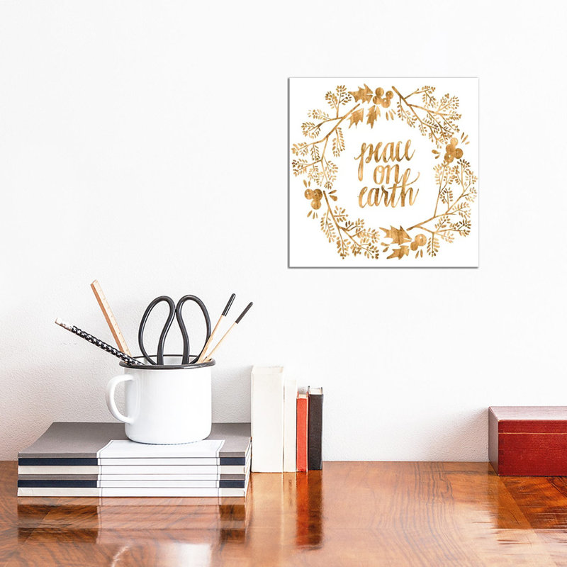 Golden Christmas II by Grace Popp - Wrapped Canvas Print, 30.48 cm H x 30.48 cm W