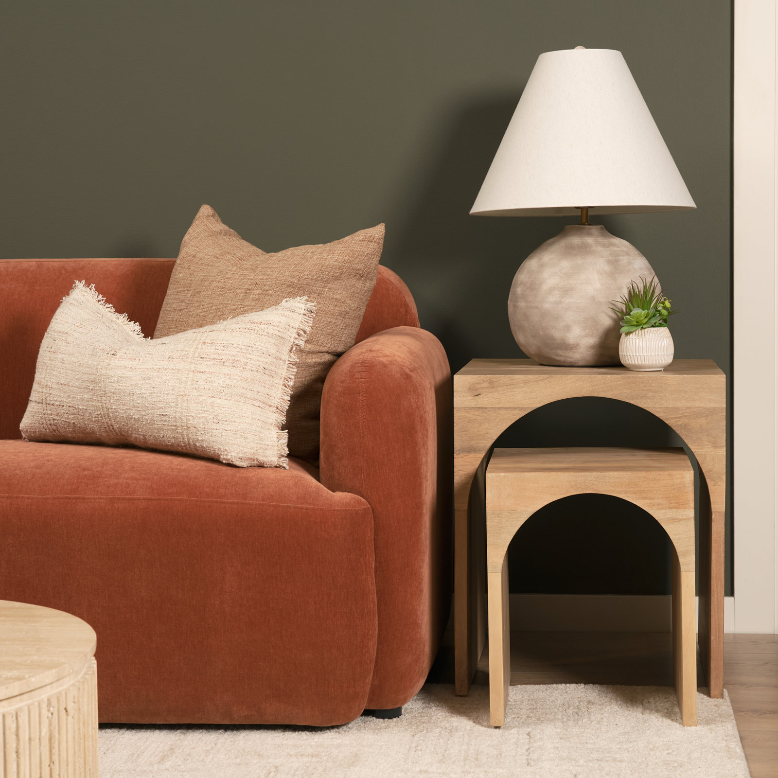 Coletta 20" Mango Nesting End Tables