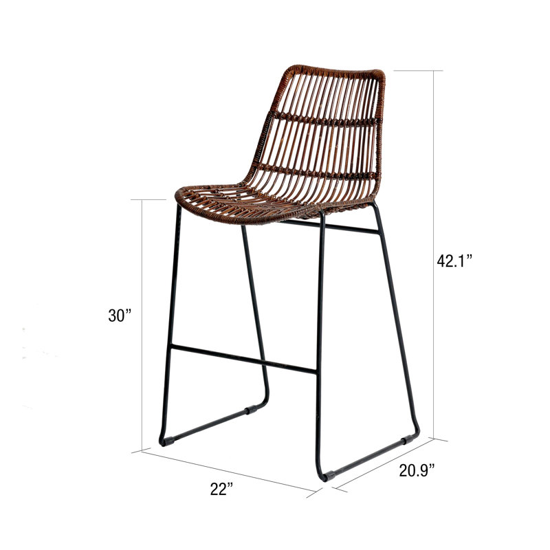 Tabouret Aleid, Tabouret de bar (siège d'une hauteur de 30 po)