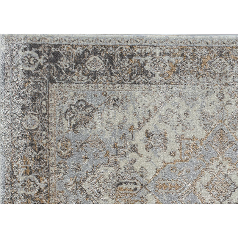 Tapis oriental gris, Rectangle 7 pi x 9 pi