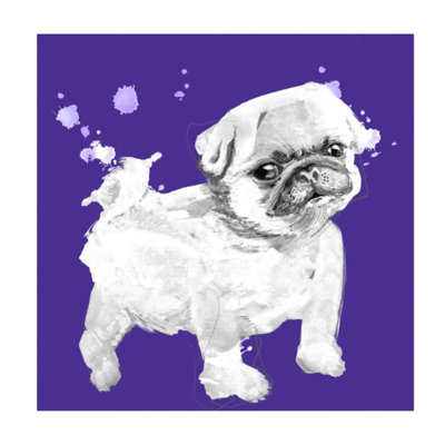 Vivid Puppies IV Painting by Elle Youngstrom