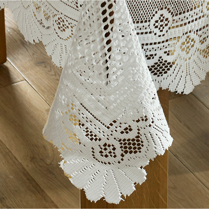 Mizpah Tablecloth, Cream, 182cm W x 182cm L