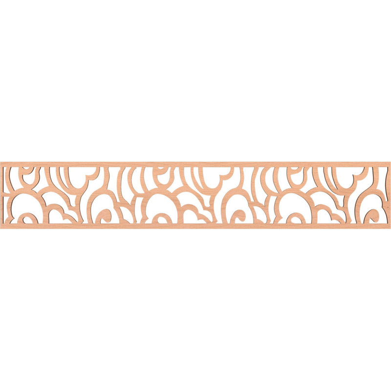 Moulure de panneau Springfield, Aulne, H 8 po x l 46,625 po x P 0,25 po