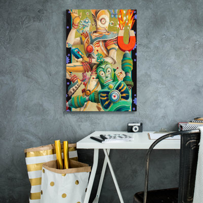 Epic Graffiti 'Revolt' by David Galchutt Canvas Wall Art