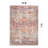 Transitional Distressed Machine Washable Non Slip Area Rug-129453015