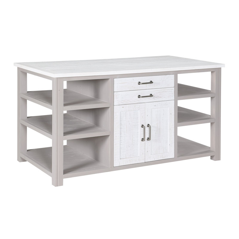 Devids Kitchen Island, Grey