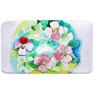 Flower Wreath Bath Mat