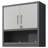 31.5"W Metal Wall-Mounted Tool Storage Cabinet with Locking Doors, Wall Cabinet with Open Drawer & Adjustable Shelf for Garage, Warehouse & Office, Black-1859007354