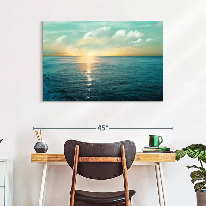 «Let There Be Light», reproduction sur toile, H 26 po x l 39 po x P 1,25 po