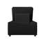 Fauteuil d'appoint carré touffeté en lin Lancy-1688445773