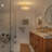 Drum Ribbed Glass Semi Flush Mount