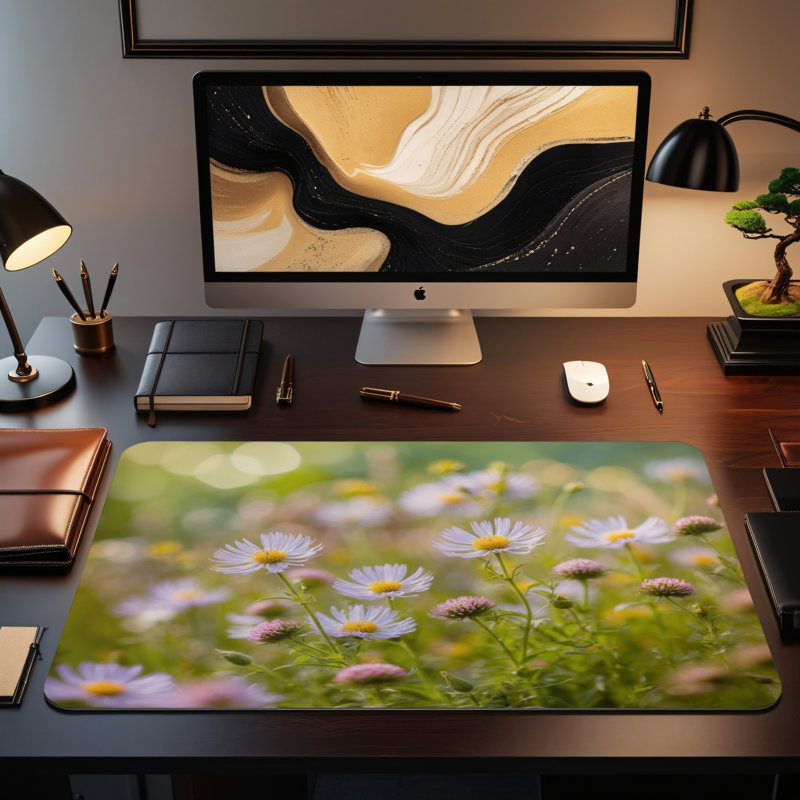 Polyester Desk Pad, 14.4x12.1