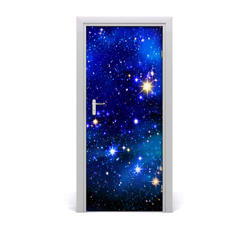 Starry Sky Adhesive Door Decal