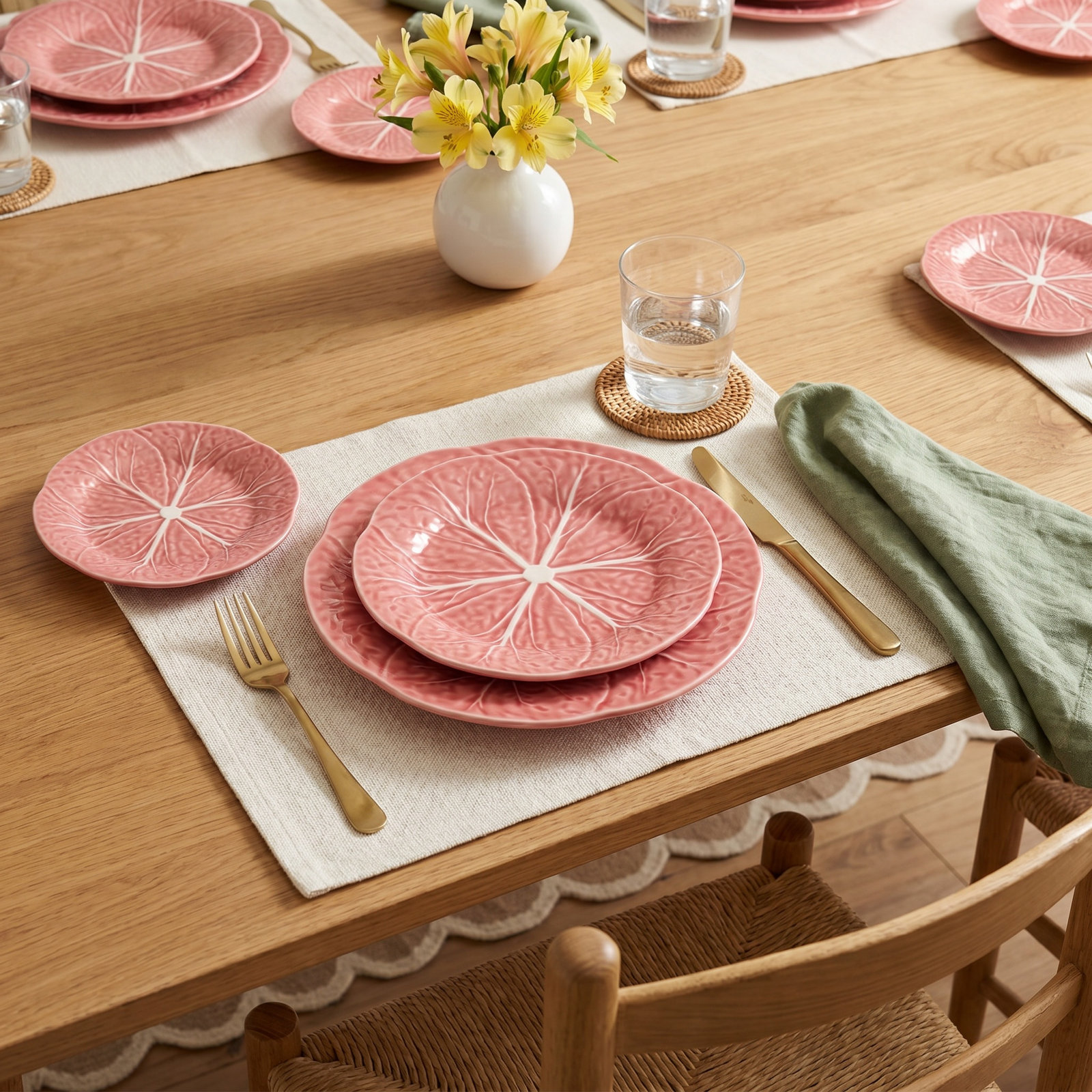 Cabbage Pink 7" Salad Plate