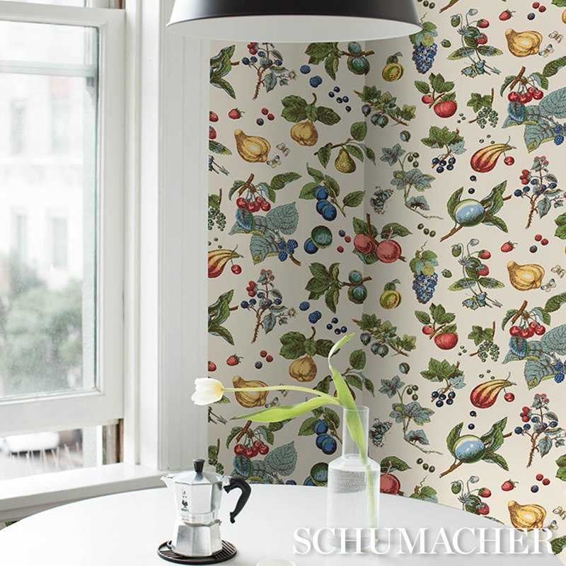 Berry Grove Wallpaper, Ivory