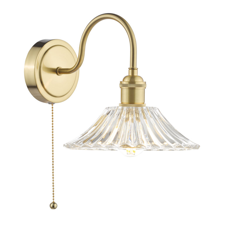 Wall Light, Natural Brass