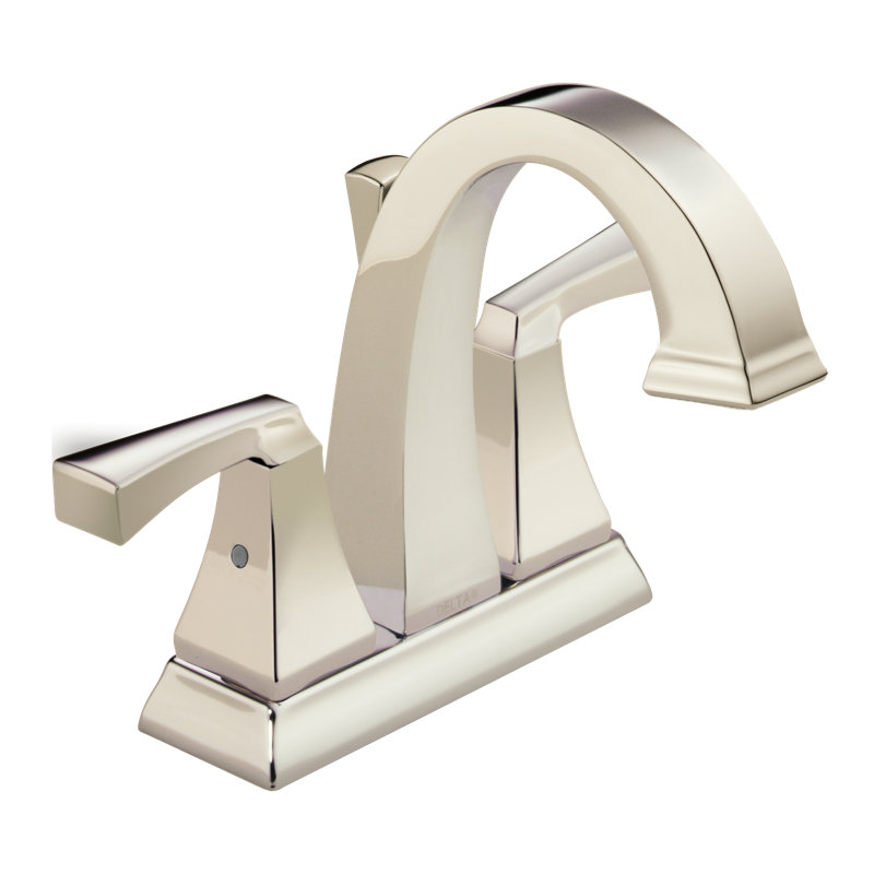 Dryden Centerset Bathroom Faucet with Drain Assembly, Brilliance Polished Nickel