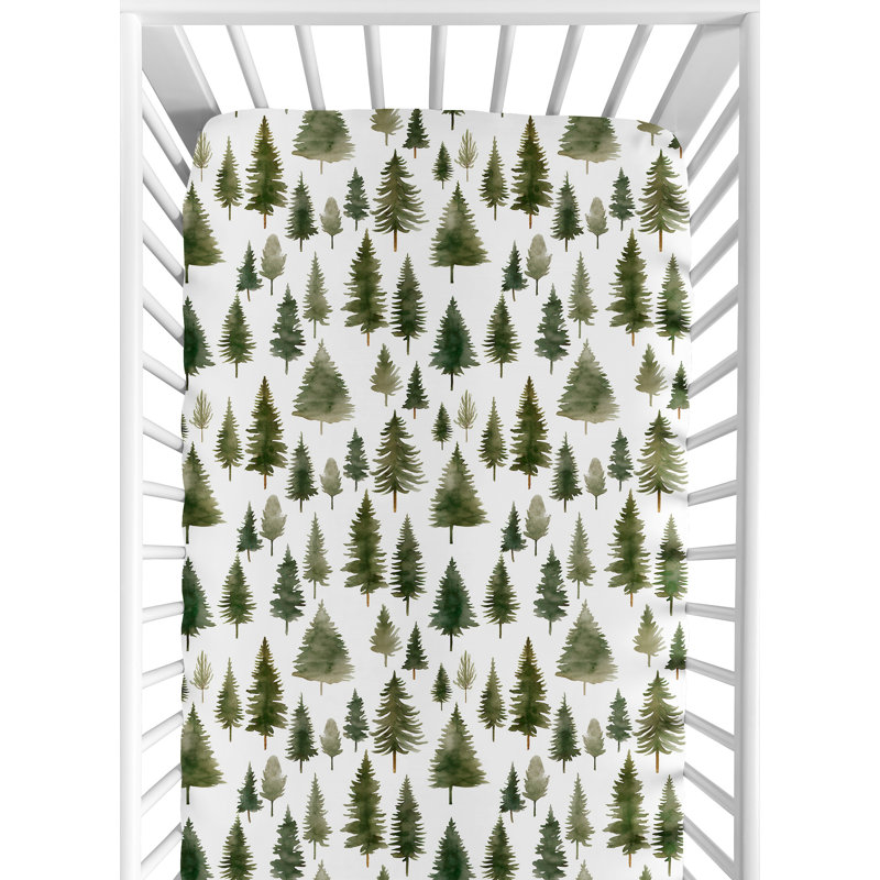 Drap-housse pour lit de bébé Woodland
