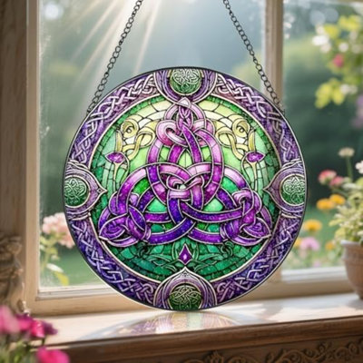 Attrape-soleil 8 po Celtic Knot
