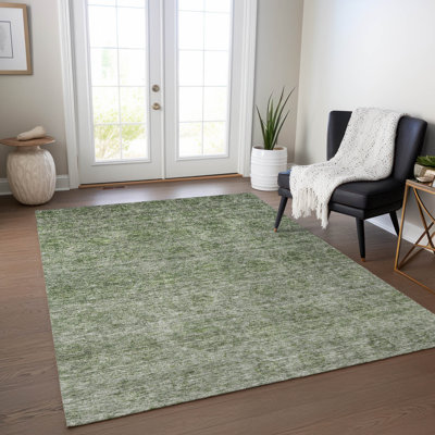 Tapis vert lavable intérieur / extérieur Glenra 