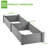 Over Ground Raised Garden Bed 96X28x10'', Large Long Planter Box For Outdoor, Tool-Free Assembly