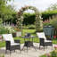 Ensemble bistro 3 pièces pour patio inclinable