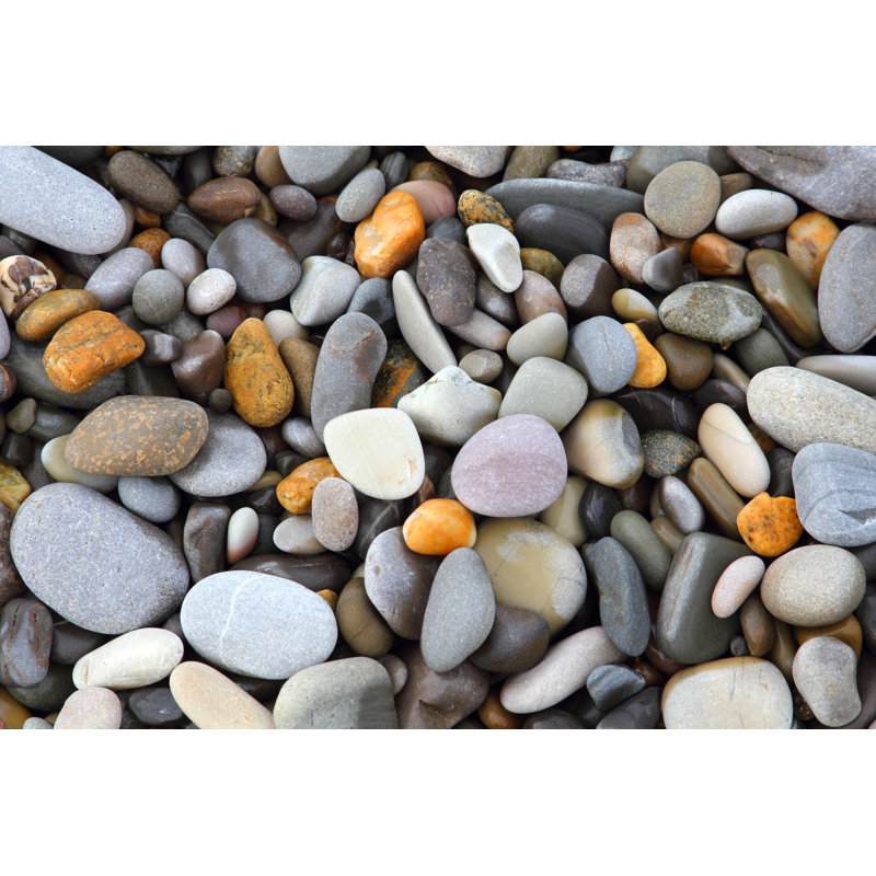Stones Background by Strelov - Wrapped Canvas Print, 61cm H x 91cm W x 3.8cm D