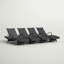 Ensemble de chaises longues inclinables 79,25 po Blaise-1353001059