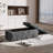 Upholstered Slipcovered Ottoman-1239891654