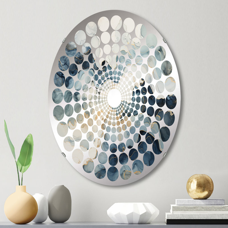 Miroir mural oval, 29,5 po x 19,6 po