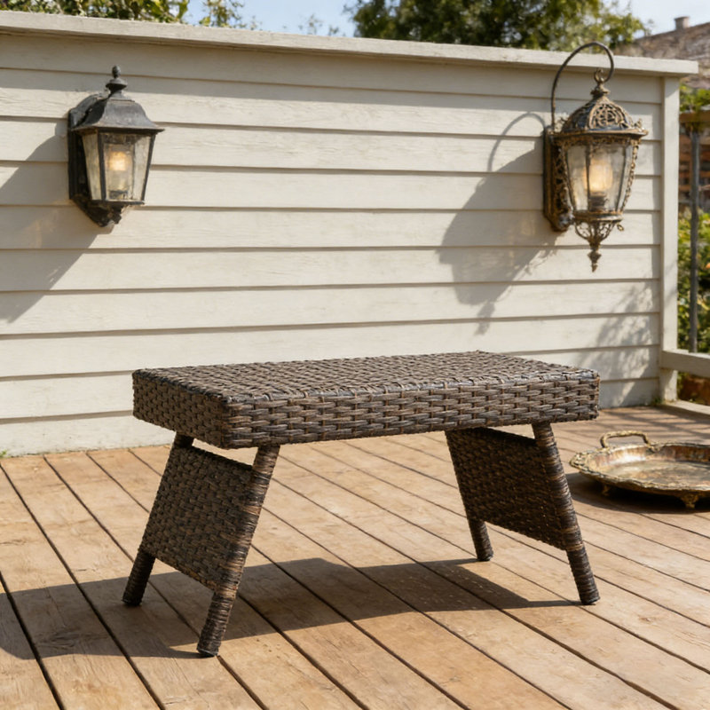 Patio Side table, Mocha