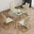Modern Style Glass Circle Table