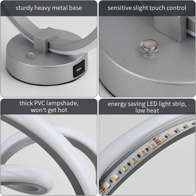 Desk Lamp, Silver