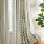 1 panneau de rideau imprimé en coton 50 po x 84 po avec rayures et doublure en chenille-1107601165-1107601167