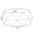 Three-Dimensional Embossed Pattern Design American Retro Style Coffee Table Tabletop