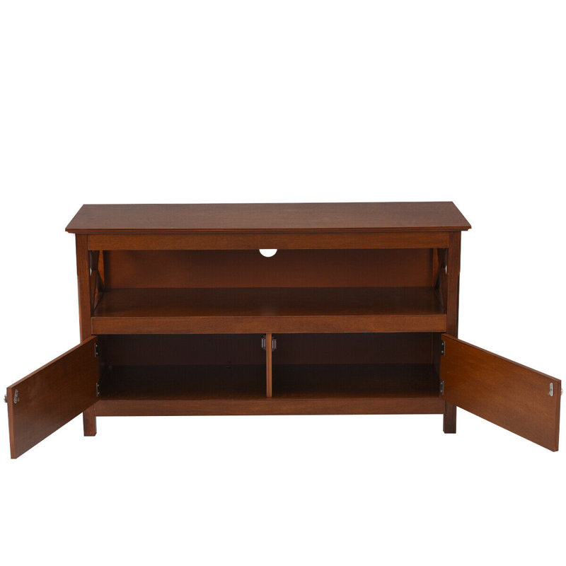 Paden Unfinished TV Stand for TVs up to 50", Brown
