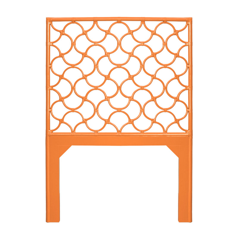 Mar Collection Headboard, Twin, Citrus Orange