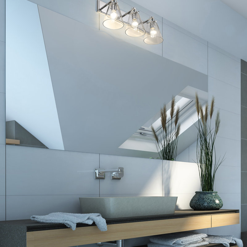 Lefever 3 - Light Dimmable Vanity Light, Chrome