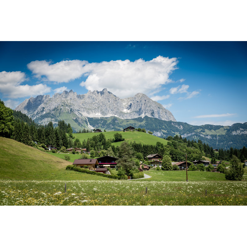 Austrian Alps - Wrapped Canvas Print, 61cm H x 91cm W