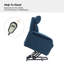 Fauteuil inclinable électrique avec dossier capitonné Armenuhi-85036460