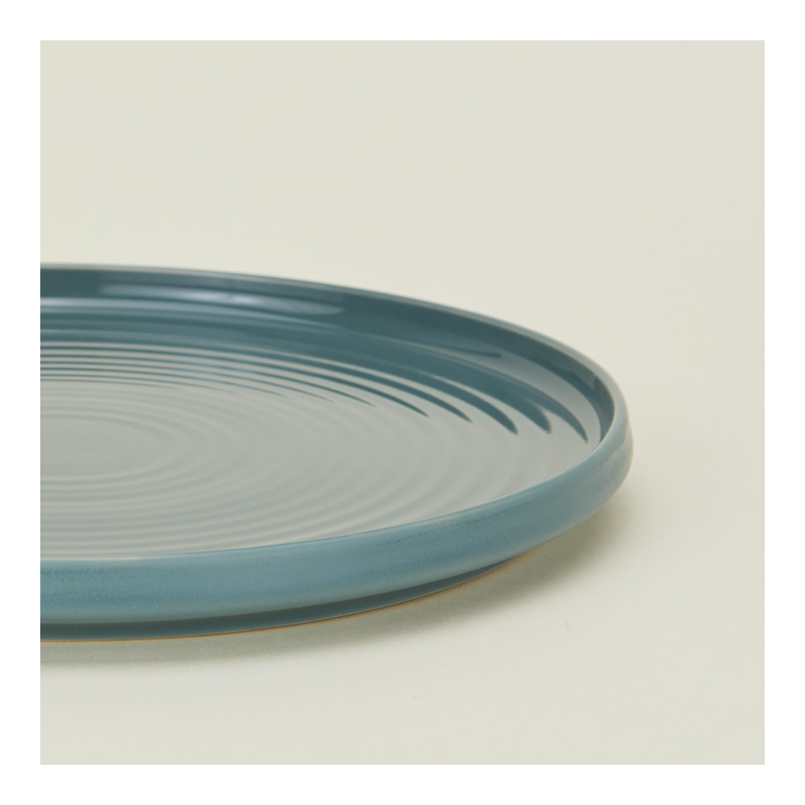 Essential 8.5'' Stoneware Salad Or Dessert Plate , Set of 4, Blue
