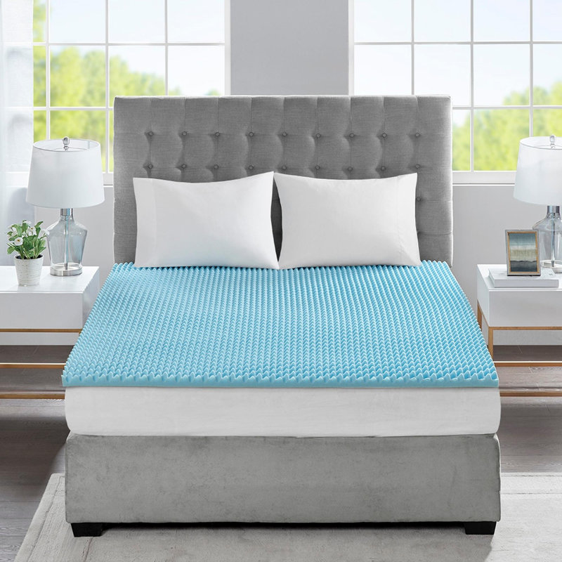 Surmatelas réversible hypoallergénique toutes saisons 1,5 po, Très grand lit