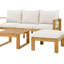 Ensemble de canapé modulaire d'extérieur 3 pièces